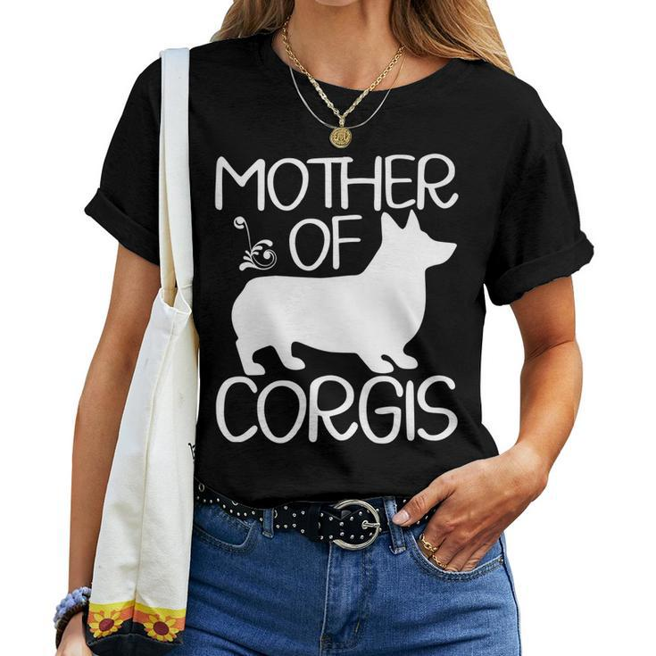 Corgi Dog Mother Of Corgis Women T-shirt