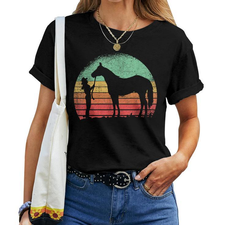 Cowgirl Horse Riding Texas Ranch Rider Western Women T-shirt