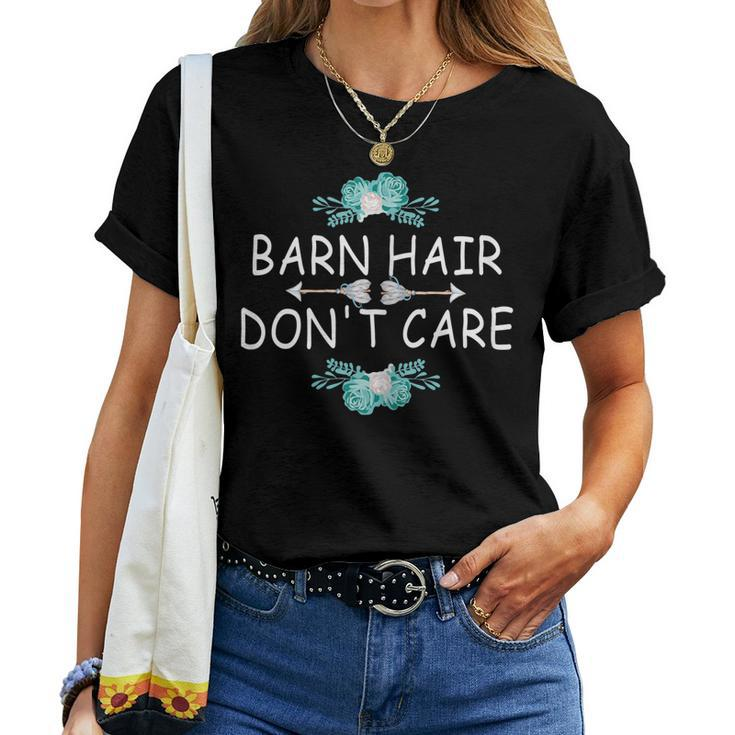 Cowgirl Outfit Ns Girls Horse Riding Barn Hair Dont Care Women T-shirt
