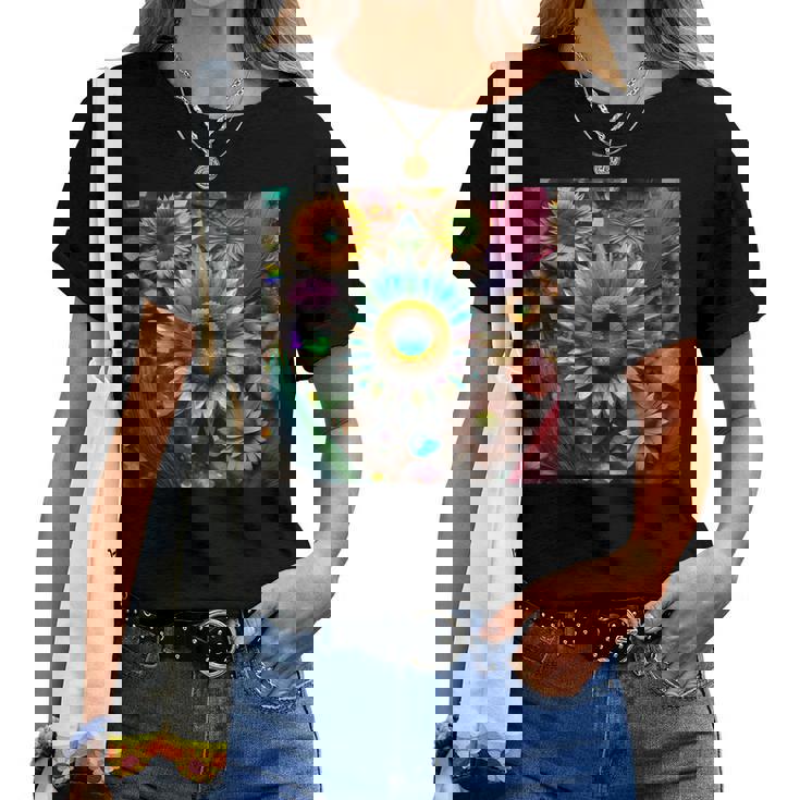 Crystal Flowers Women T-shirt