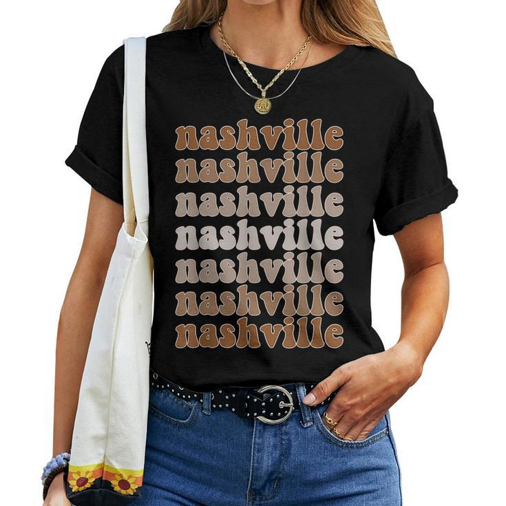 Cute Boho Aesthetic Southern Cowgirl Country Music Nashville Women T-shirt