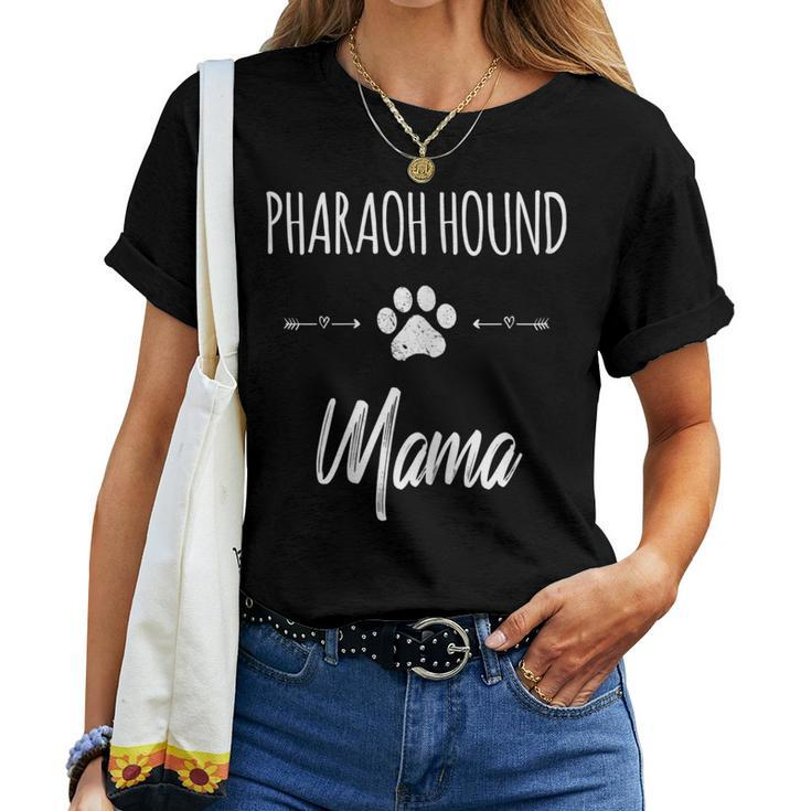 Cute Dog Mom Mama Pharaoh Hound Love Pet Puppy Women T-shirt