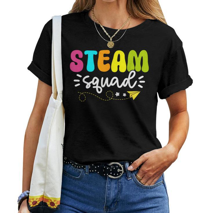 Cute Steam Teacher Girls Boys Team Steam Squad Women T-shirt
