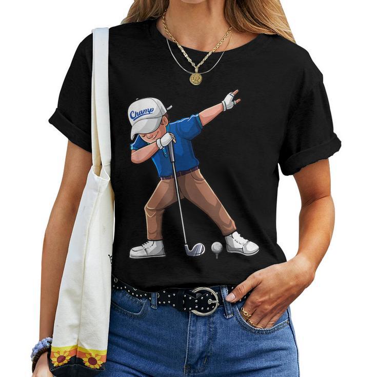 Dabbing Golf Player Golfing Golfer Sports Women Women T-shirt