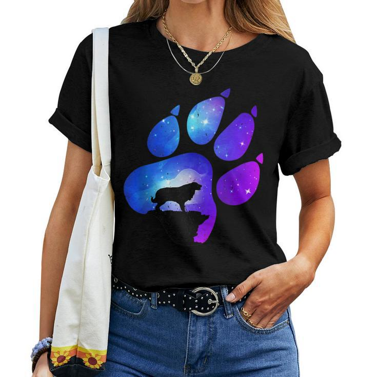 Estrela Mountain Dog Paw Dog Lover Mom Dad Women T-shirt