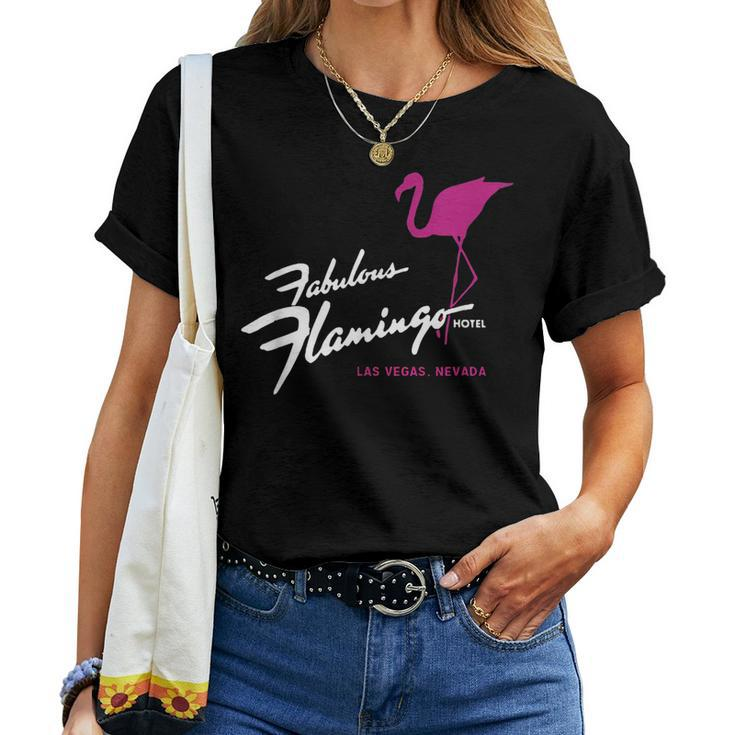 Flamingo Hotel Casino Las Vegas Retro Vintage Women T-shirt