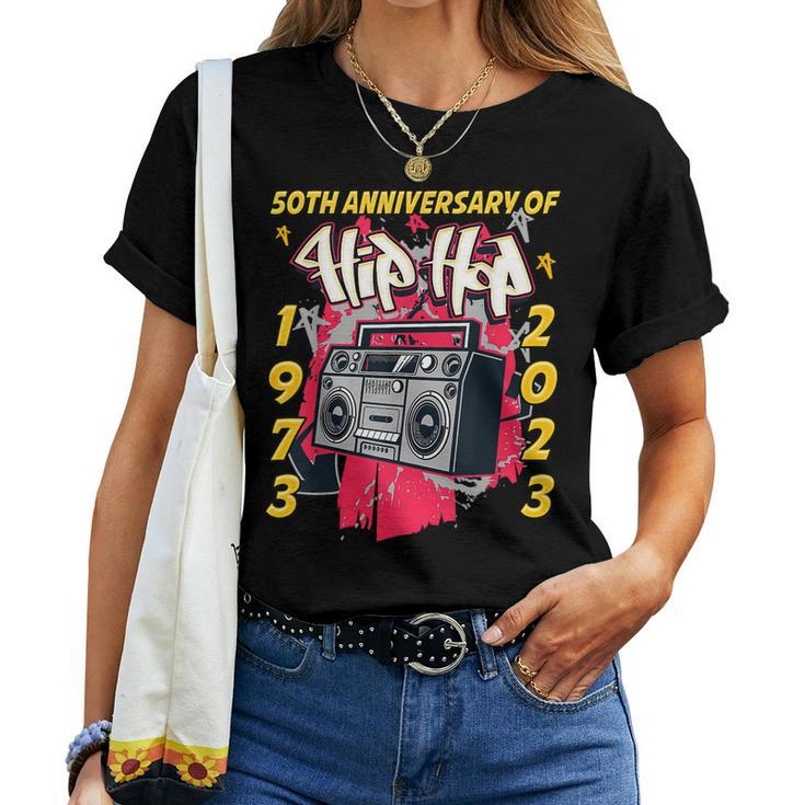 50 Years Old Hip Hop Graffiti Women T-shirt