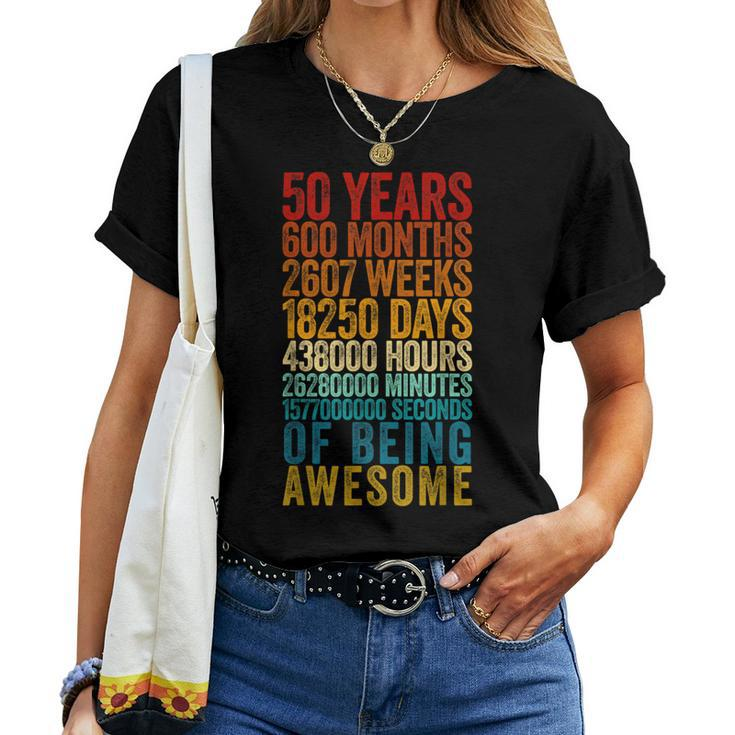 50Th Birthday Old Meter 50 Year Old Women T-shirt