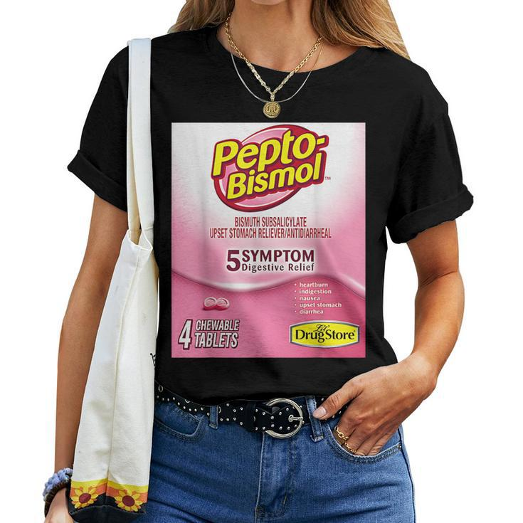 Family Nurse Pharmacy Halloween Costume Pepto Bismol Women T-shirt