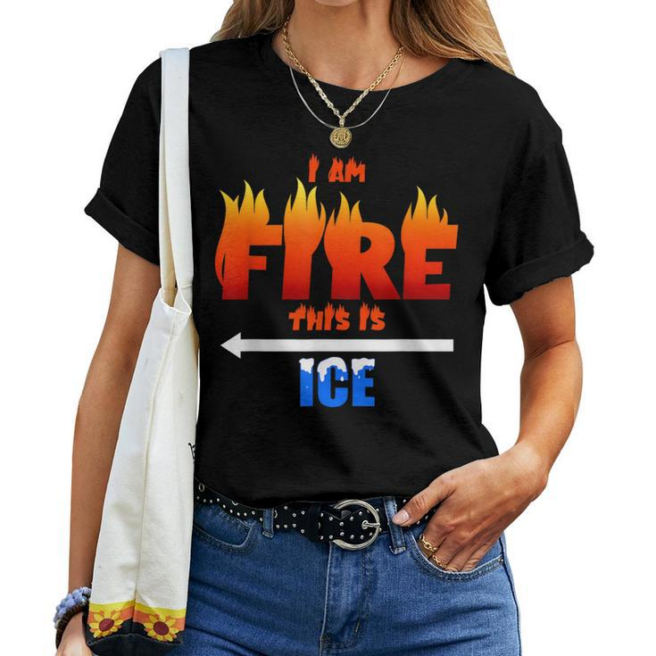 Ice And Fire Costume Halloween Family Matching Women T-shirt