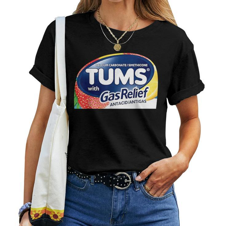 Nurse Pharmacy Halloween Costume Tums With Gas Relief Women T-shirt