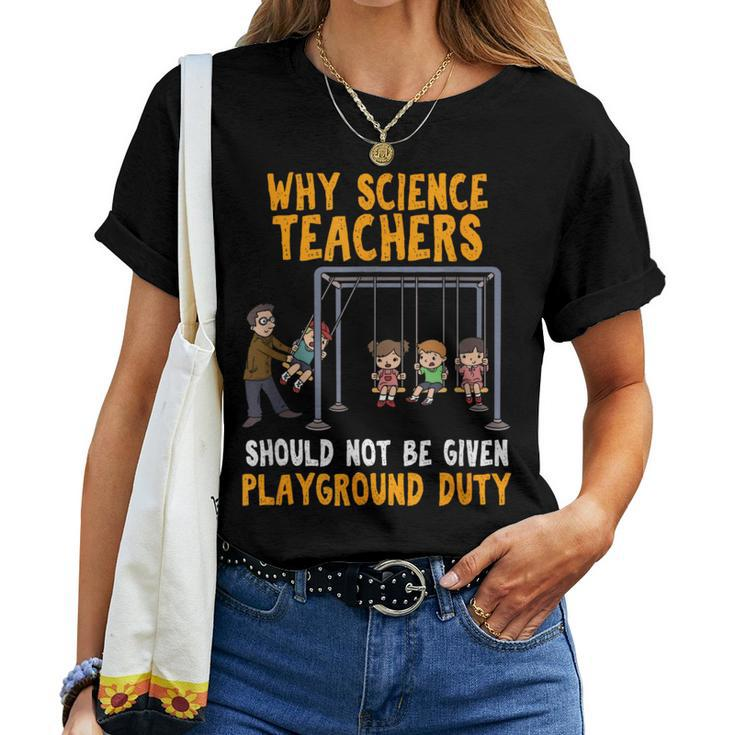 Science Physicist Chemist Teacher Vintage Women T-shirt