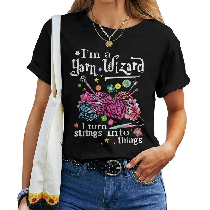 Yarn Wizard For Or Girls Women T-shirt