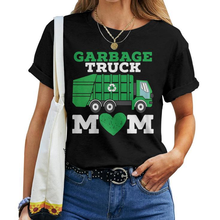 Garbage Truck Mom Waste Management Recycling Motherhood Women T-shirt