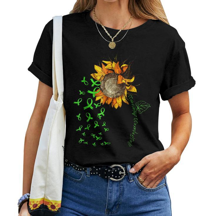 Gastroparesis Awareness Sunflower Women T-shirt