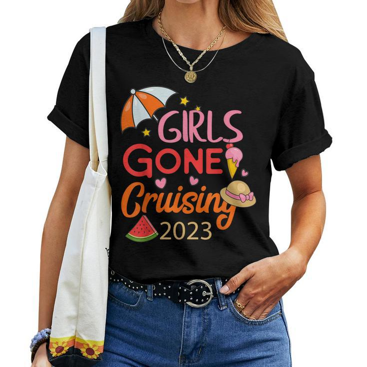 Girl Cruise Vacation Girls Trip Boat Cruising Summer 2023 Women T-shirt