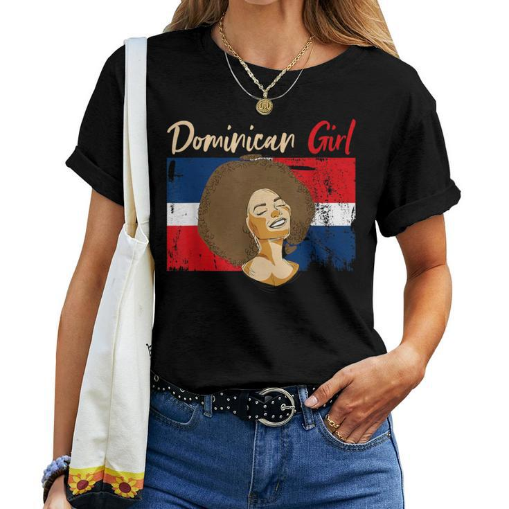Girl Mom Dominican Republic Dominican Girl Women T-shirt