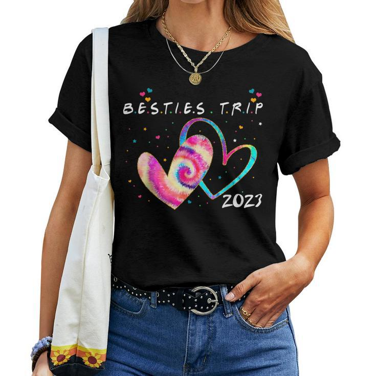 Girls Trip 2023 Summer Vacation Best Friend Besties Women T-shirt