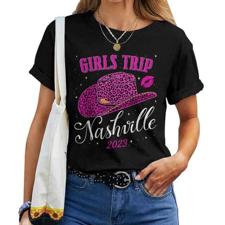 Girls Trip Nashville 2023 For Weekend Birthday Squad Women T-shirt