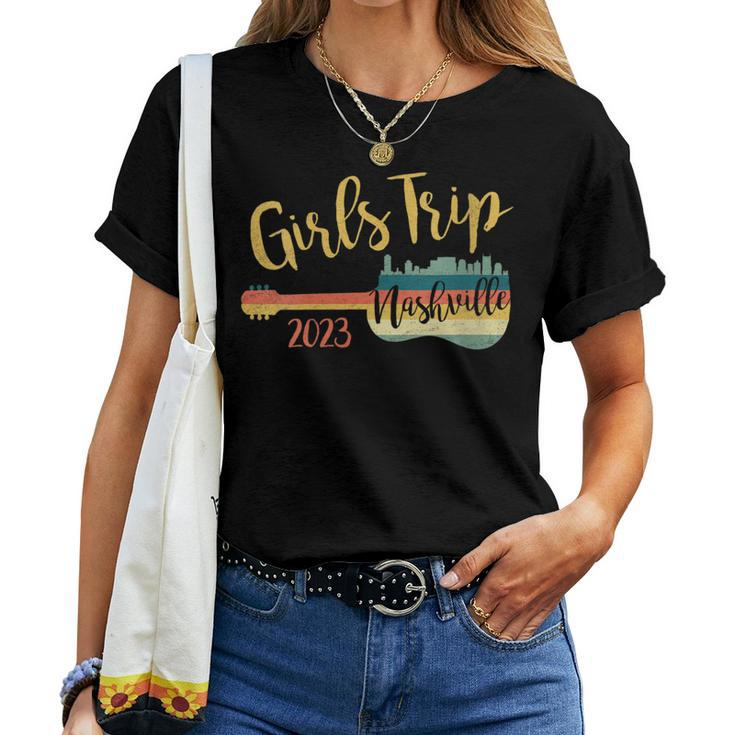 Girls Trip Nashville 2023 Guitar Guitarist Weekend Party Women T-shirt