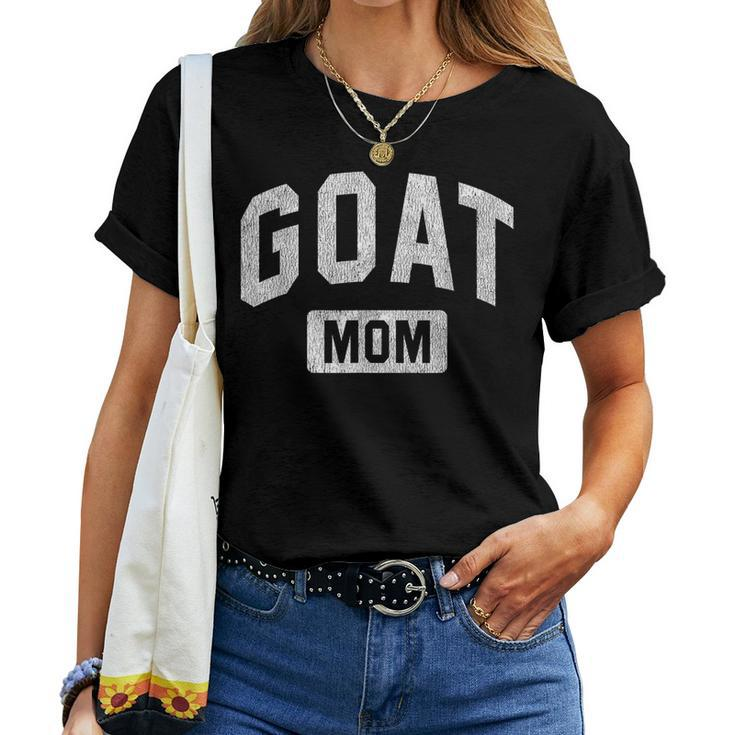 Goat Mom GOAT Gym Workout Mother's Day Women T-shirt