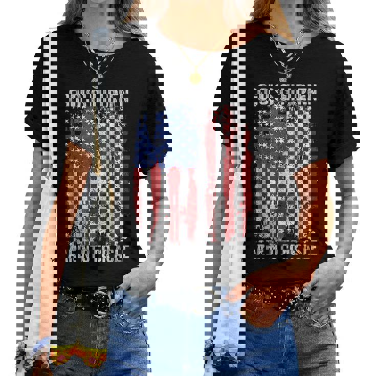 Gods Children Are Not For Sale Saying Gods Children Women T-shirt