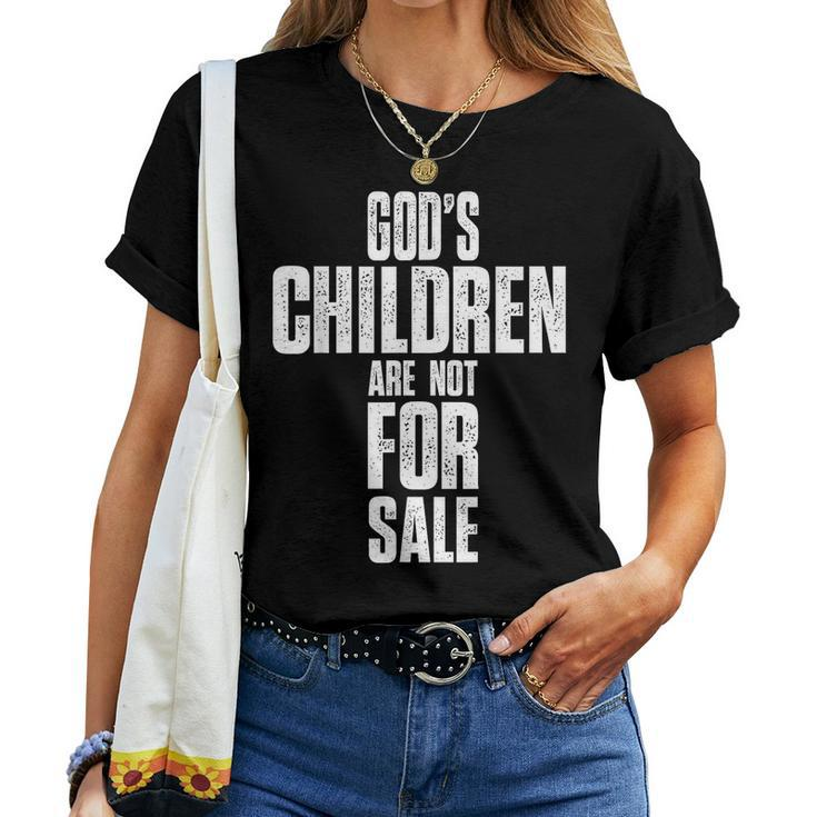 Gods Children Are Not For Sale Women T-shirt