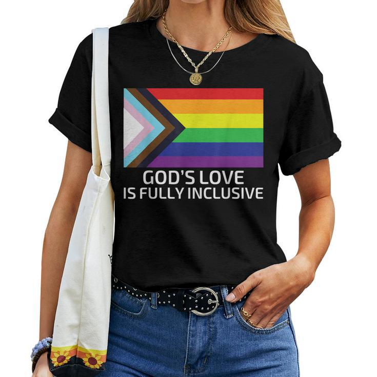 God's Love Is Fully Inclusive Lgbtqia Gay Pride Christian Women T-shirt