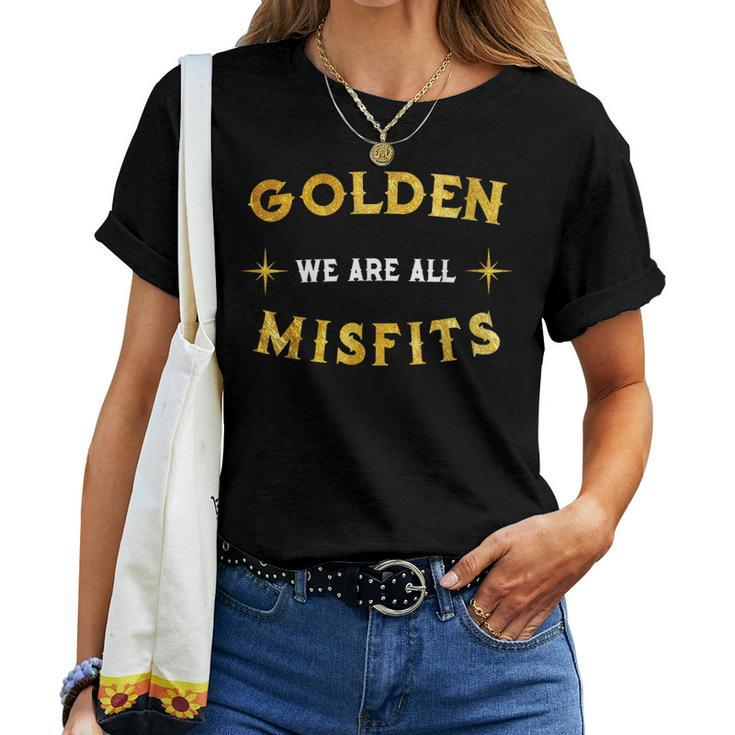 Golden Misfits The Vegas Hockey Team Women T-shirt