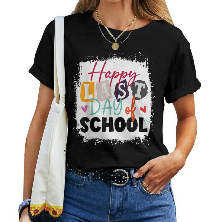 Happy Last Day Of School Teacher & Kids Last Day Of School Women T-shirt