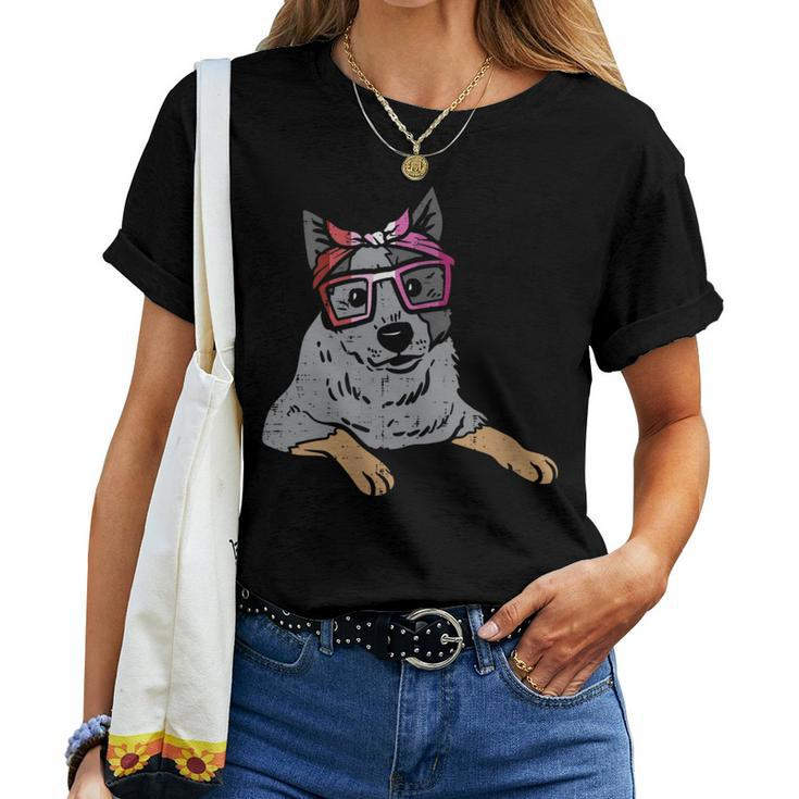 Heeler Australian Cattle Dog Lgbt Lesbian Flag Gay Pride Women T-shirt