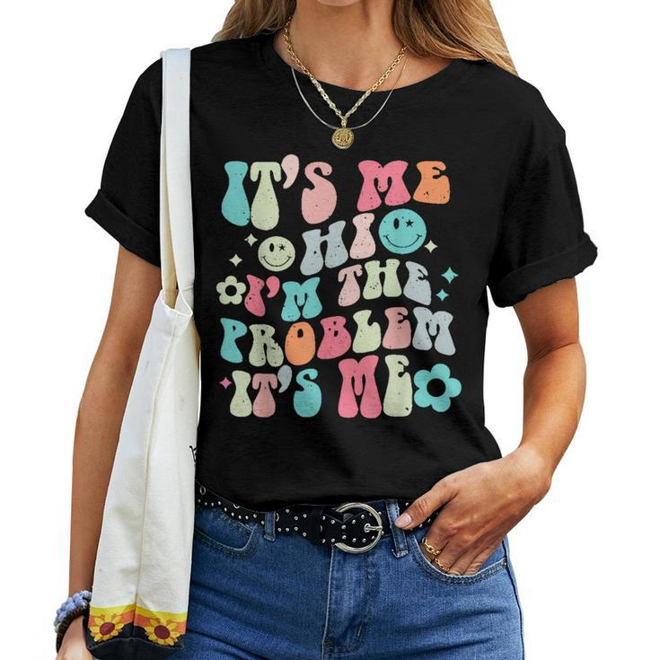 I'm A Problem Retro Groovy Sarcasm Humor Women T-shirt