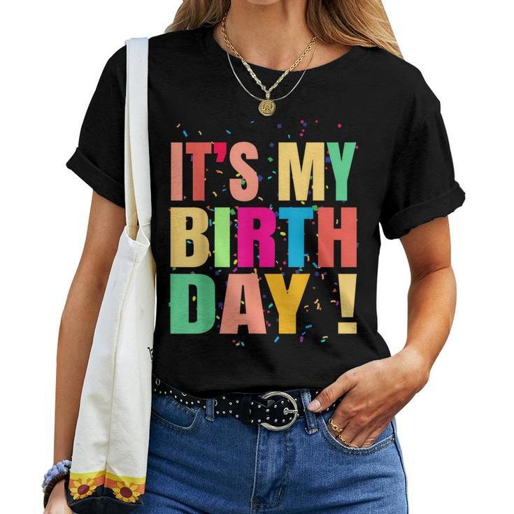 Its My Birthday Retro Men Women Women T-shirt