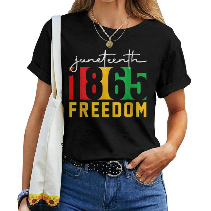 Junenth 1865 Freedom Remembering My Ancestors Women T-shirt