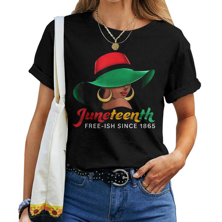 Junenth Women Celebrating Black Freedom Day 1865 Women T-shirt