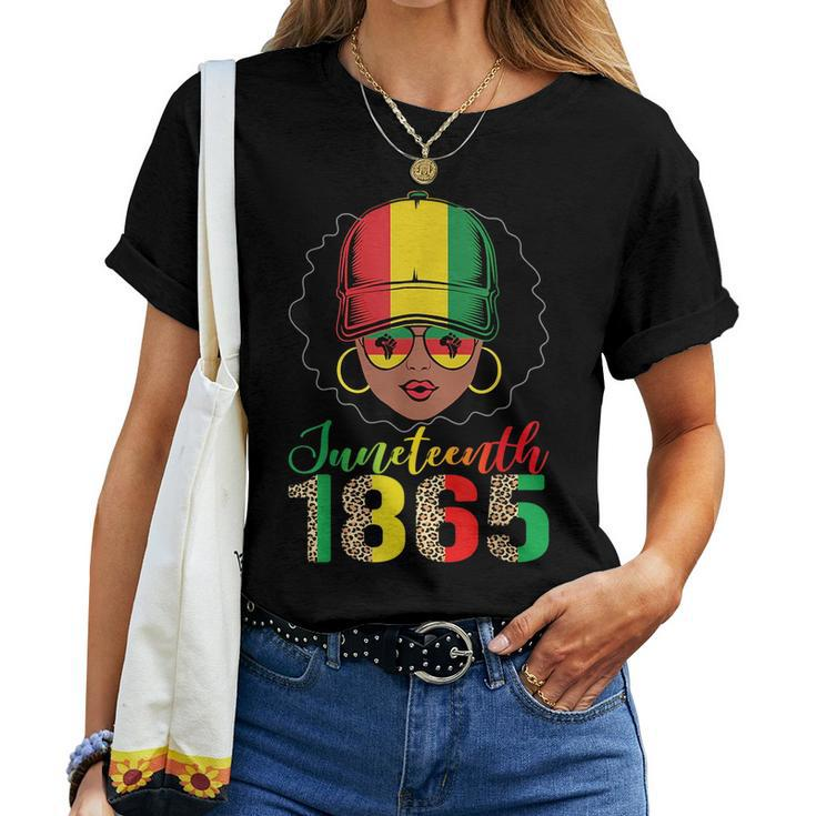 Junenth Women Girls Queen Pride Black African Women T-shirt