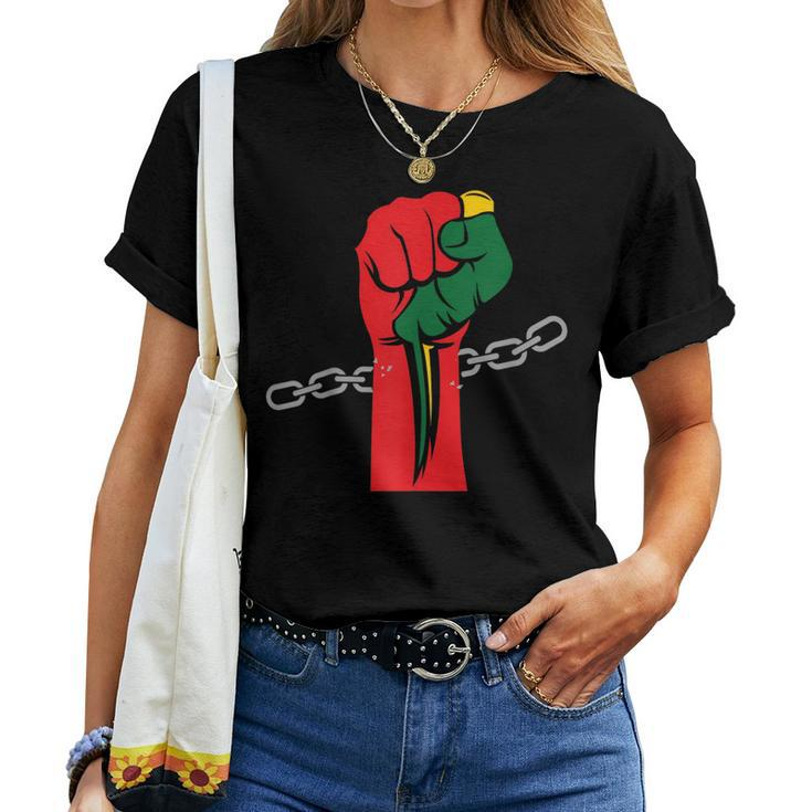 Junenth Is My Independence Day Free Black Pride Women Men Women T-shirt
