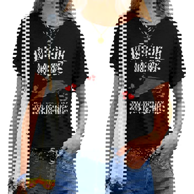 Just A Girl Who Loves Pygmy Killer Whales Lover Women T-shirt