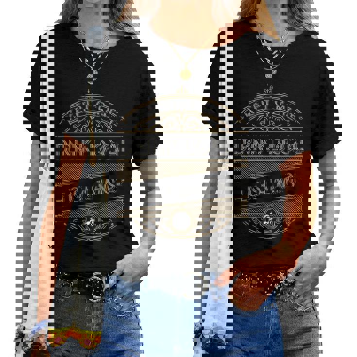 Keep It Craft Drink Local Los Alamos Beer Lover Homebrewing Women T-shirt