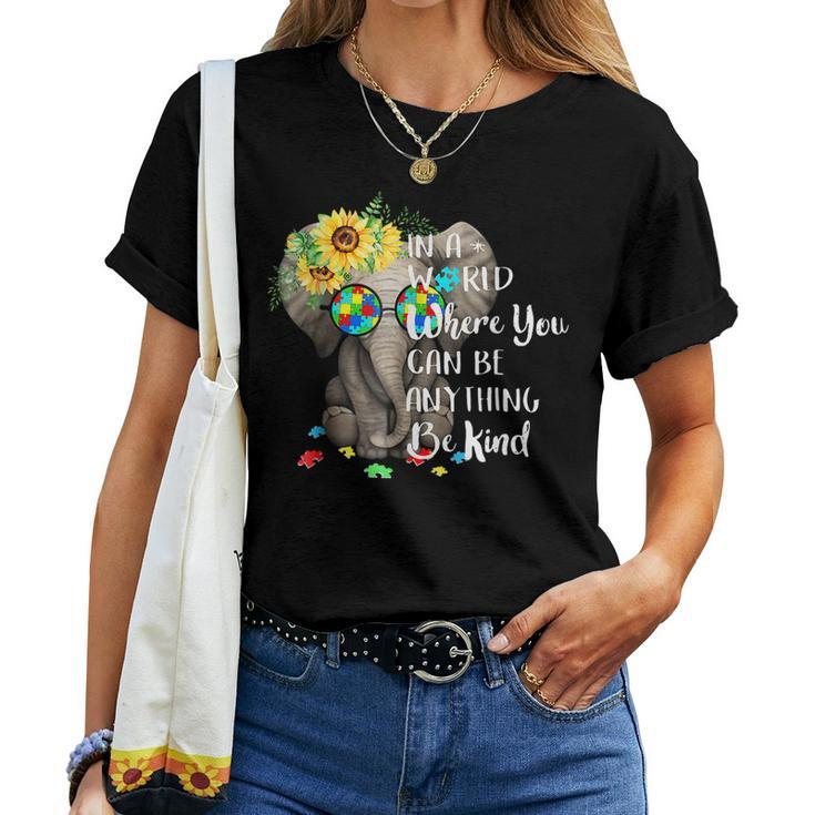 Be Kind Elephant Women T-shirt