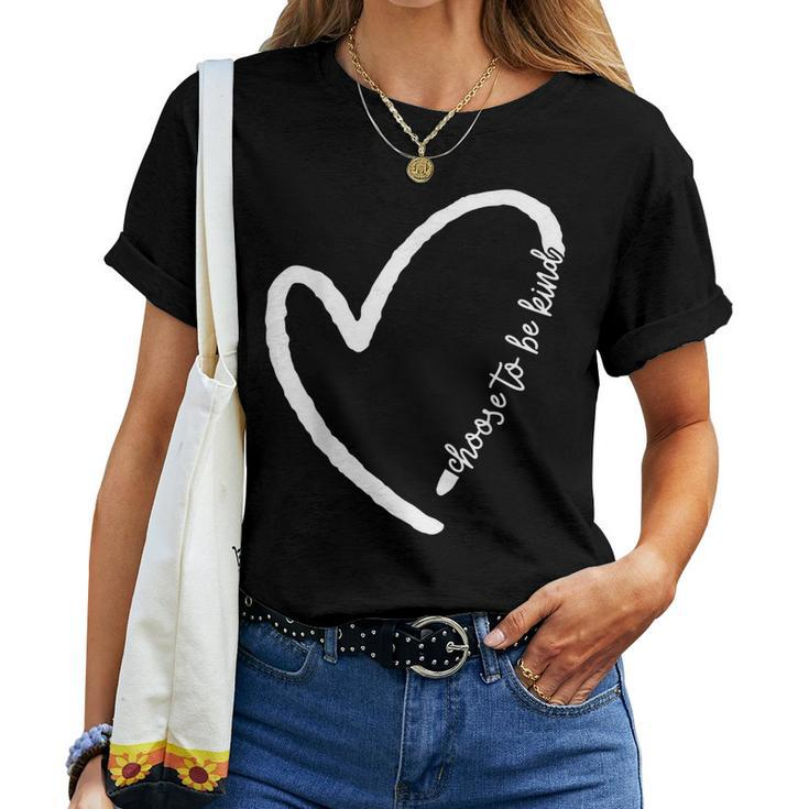 Be Kind Motivational Kindness Inspirational Encouragement Women T-shirt