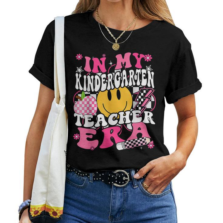 In My Kindergarten Teacher Era School Teach Back To School Women T-shirt