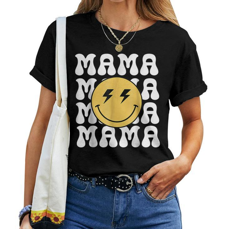Mama One Happy Dude Birthday Theme Family Matching Women T-shirt
