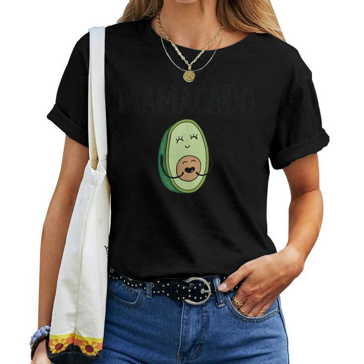 MamacadoFor Kid Vegan Vegetarian Mom Women T-shirt