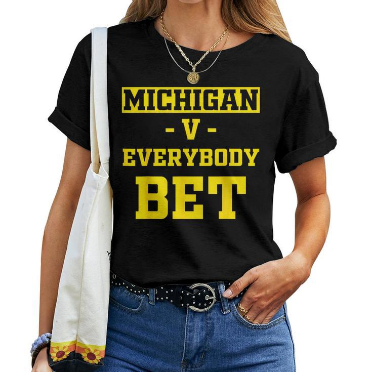 Michigan Bet For Michigan Bet Women T-shirt