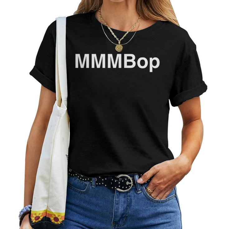 Mmmbop Retro Music Fun 90S  Tops  Women T-shirt Crewneck Short Sleeve Graphic