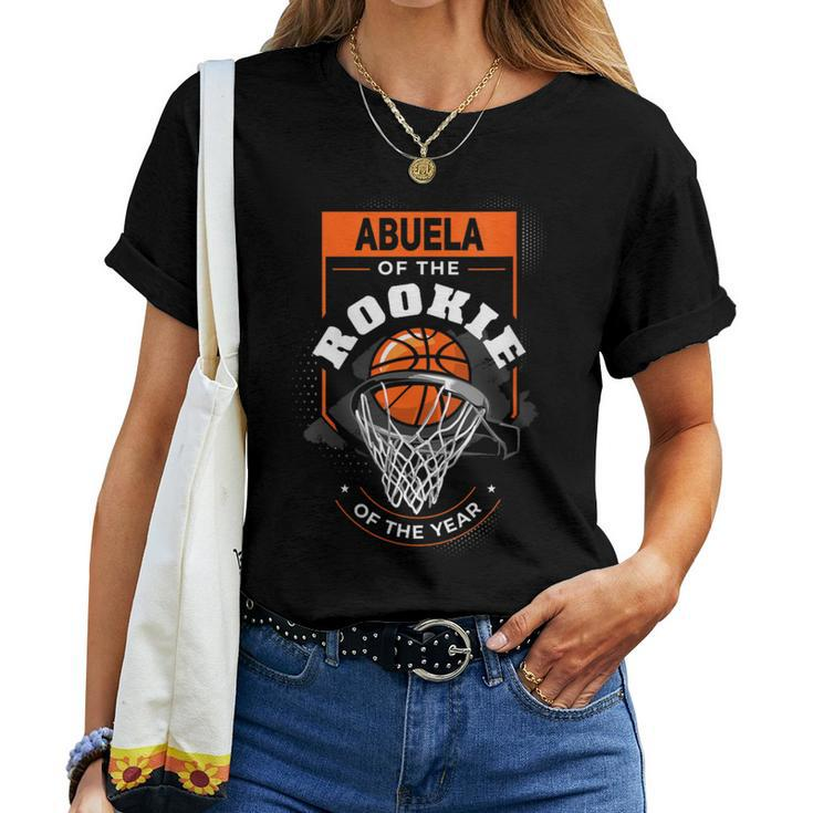 Nana Rookie Of The Year Basketball Abuela Of The Rookie Women T-shirt