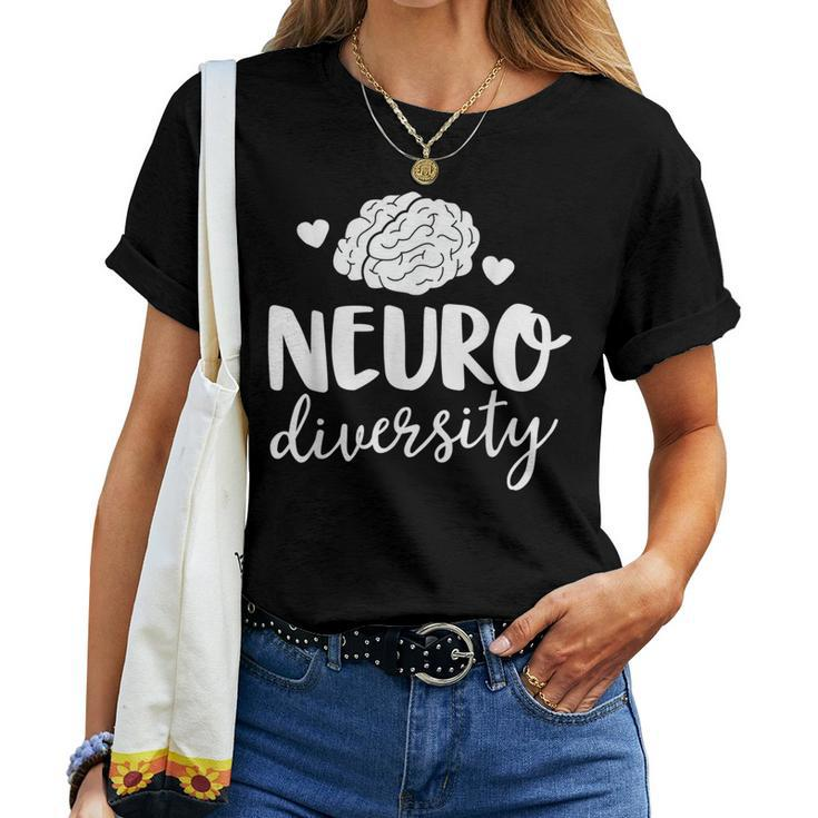 Neurodiversity Special Education Teacher Brain Sped Women T-shirt