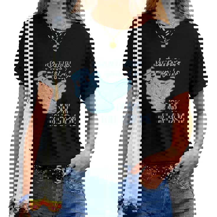 Non Slip Socks Dont Fall For Me Funny Pct Cna Nurse Women T-shirt