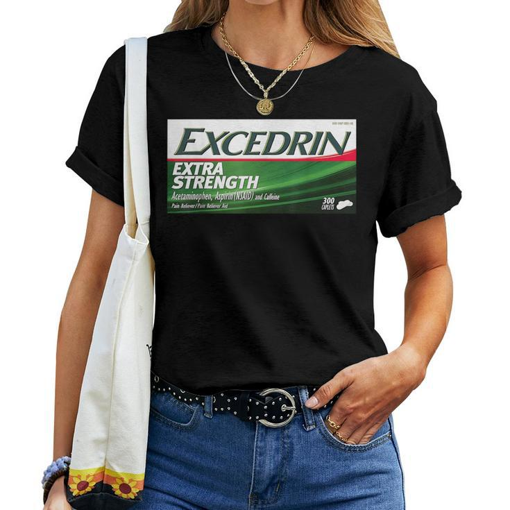 Nurse Pharmacy Halloween Costume Excedrin Extra Strength Women T-shirt